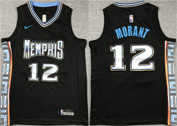 Ja Morant Memphis Grizzlies black City Edition jersey