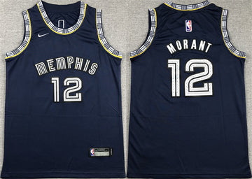 Ja Morant Memphis Grizzlies navy jersey