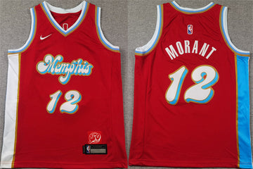 Ja Morant Memphis Grizzlies red City Edition jersey