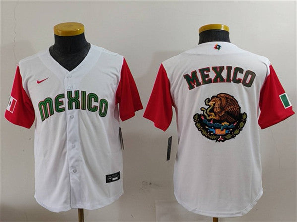 Mexico Baseball white Classic jersey