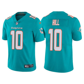 Tyreek Hill Miami Dolphins aqua jersey