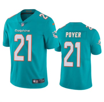 Jordan Poyer Miami Dolphins aqua jersey