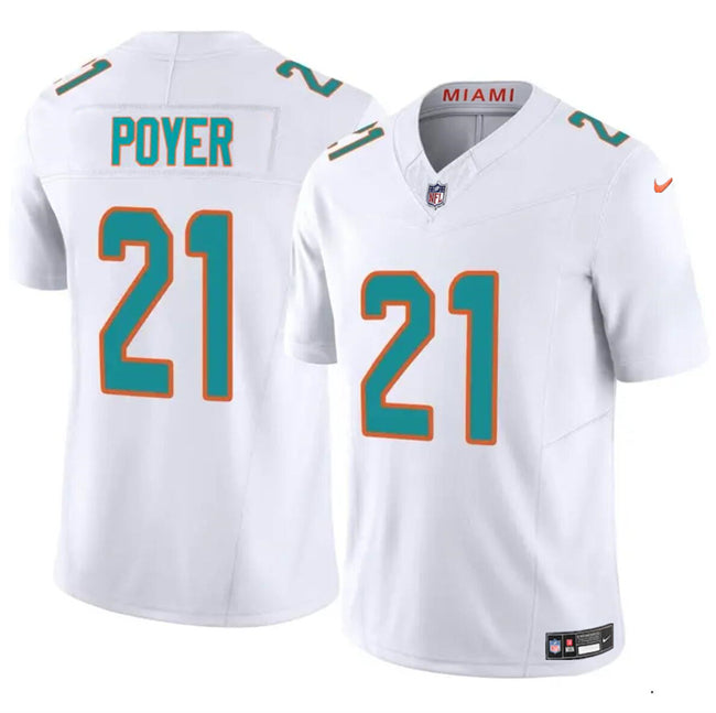 Jordan Poyer Miami Dolphins white FUSE jersey