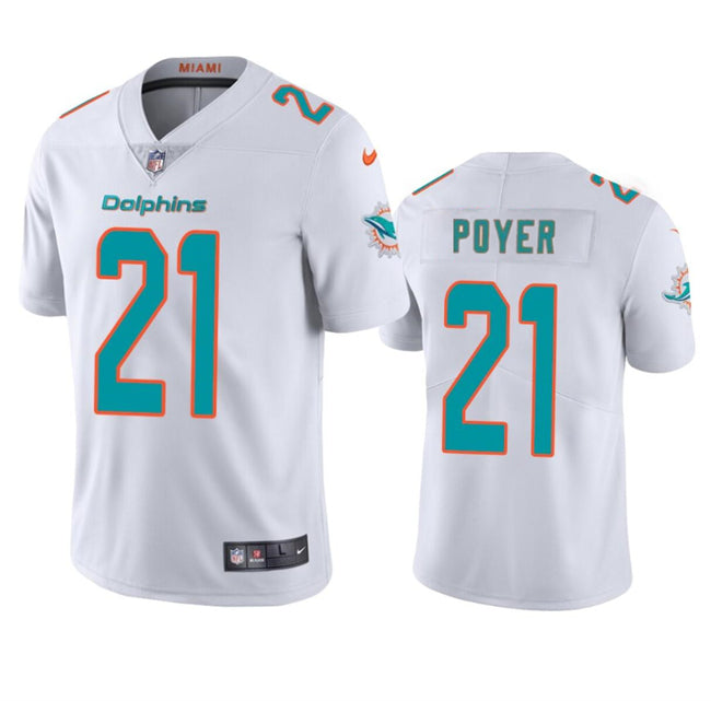 Jordan Poyer Miami Dolphins white jersey