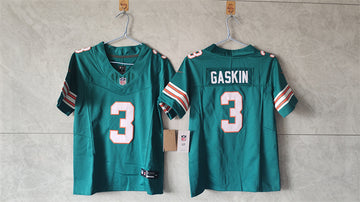 Myles Gaskin Miami Dolphins aqua FUSE jersey