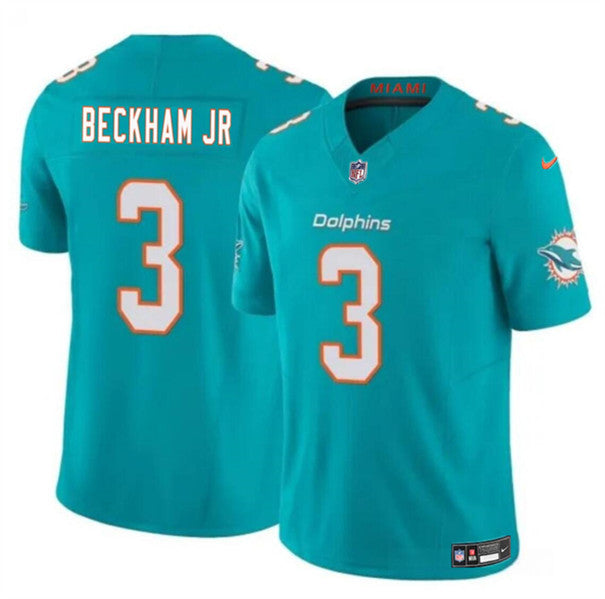 Odell Beckham Jr Miami Dolphins aqua FUSE jersey
