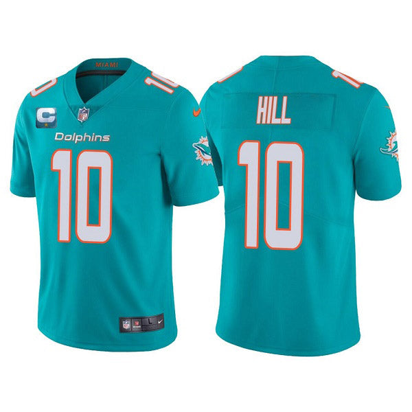 Custom Miami Dolphins aqua jersey