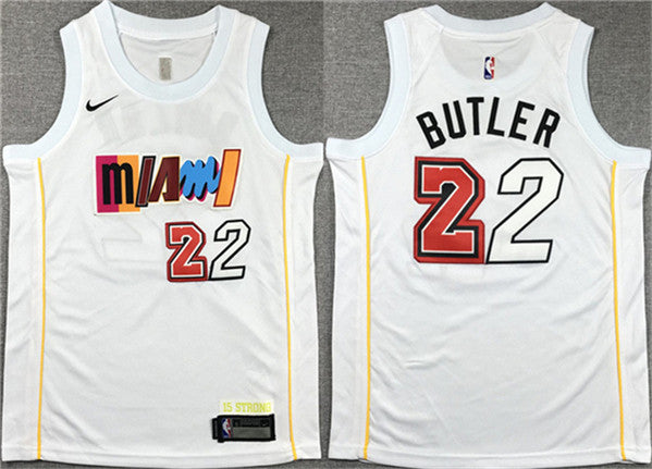 Jimmy Butler Miami Heat white City Edition jersey