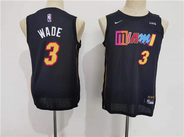 Dwyane Wade Miami Heat black City Edition jersey