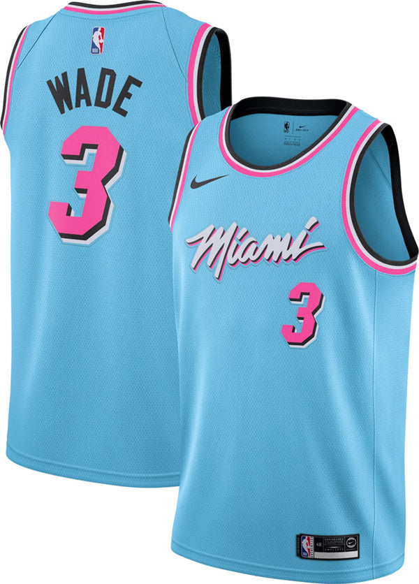 Dwyane Wade Miami Heat blue jersey