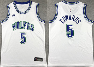 Anthony Edwards WhiteCity Edition Minnesota Timberwolves jersey