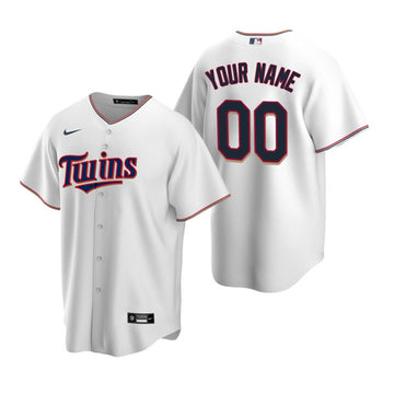 Custom Minnesota Twins white jersey