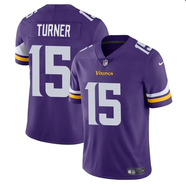 Dallas Turner Minnesota Vikings purple jersey