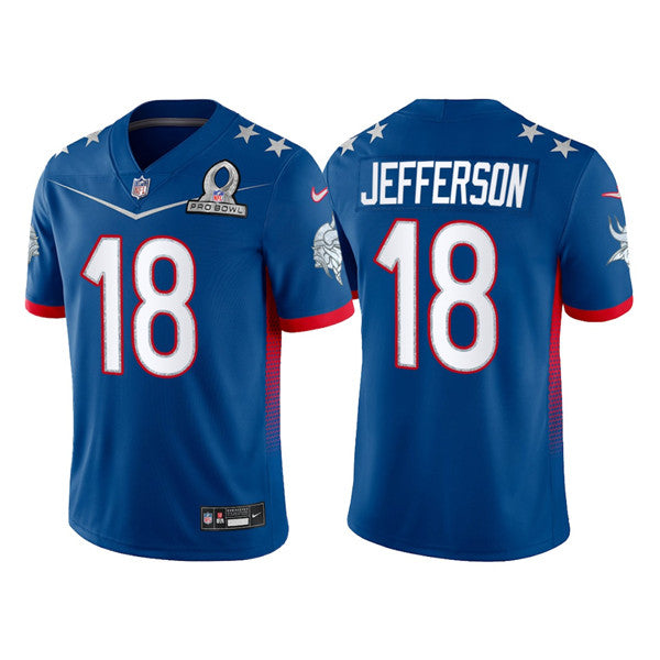 Justin Jefferson Minnesota Vikings royal jersey