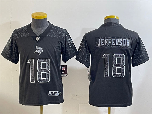 Justin Jefferson Minnesota Vikings black jersey