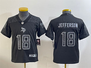 Justin Jefferson Minnesota Vikings black jersey