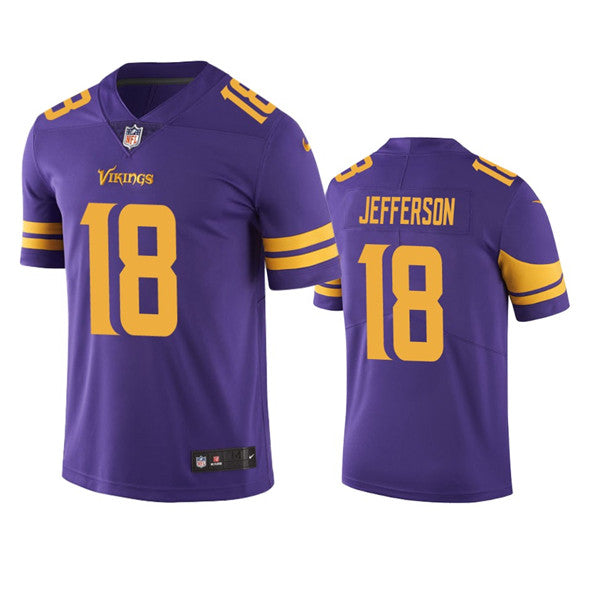 Justin Jefferson Minnesota Vikings purple Color Rush jersey