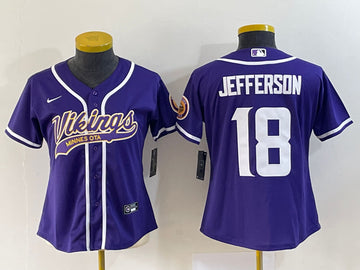 Justin Jefferson Minnesota Vikings purple jersey