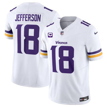 Justin Jefferson Minnesota Vikings white FUSE jersey