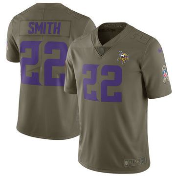 Harrison Smith Minnesota Vikings olive Salute To Service jersey