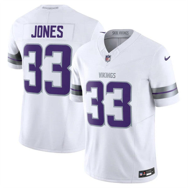 Aaron Jones Minnesota Vikings white FUSE jersey
