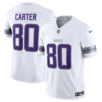 Cris Carter Minnesota Vikings white FUSE jersey