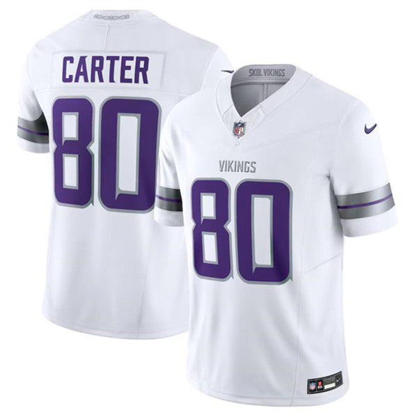 Cris Carter Minnesota Vikings white FUSE jersey