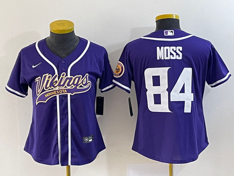 Randy Moss Minnesota Vikings purple jersey