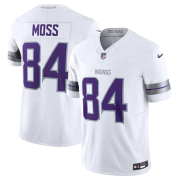 Randy Moss Minnesota Vikings white FUSE jersey
