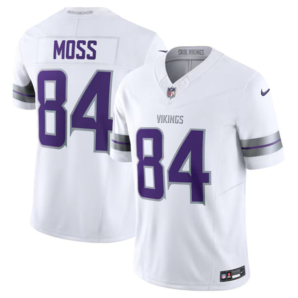 Randy Moss Minnesota Vikings white FUSE jersey