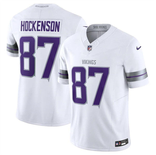 TJ Hockenson Minnesota Vikings white FUSE jersey