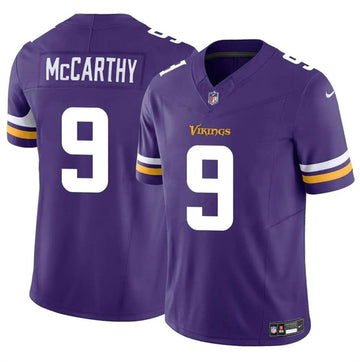 JJ McCarthy Minnesota Vikings purple FUSE jersey