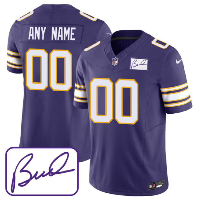 Custom Minnesota Vikings purple FUSE jersey