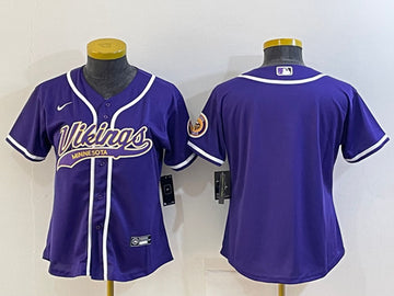 Custom Minnesota Vikings purple jersey
