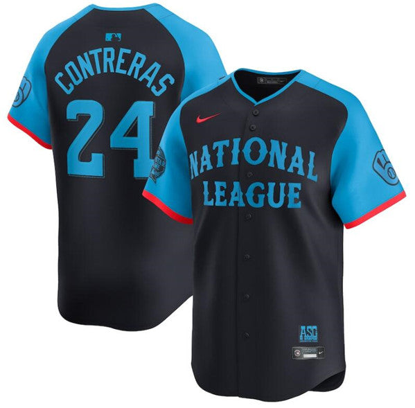 William Contreras National League All-Star navy All-Star jersey