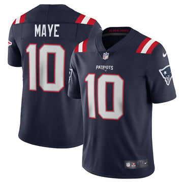 Drake Maye New England Patriots navy jersey