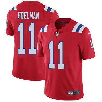 Julian Edelman New New England Patriots red jersey