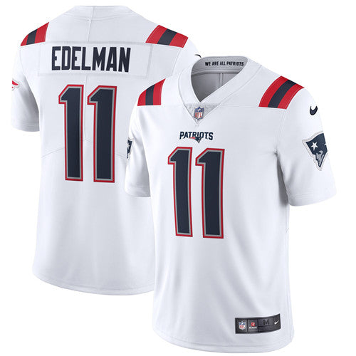 Julian Edelman New New England Patriots white jersey