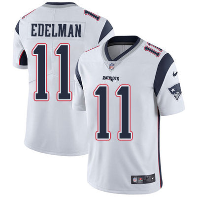 Julian Edelman New England Patriots white jersey