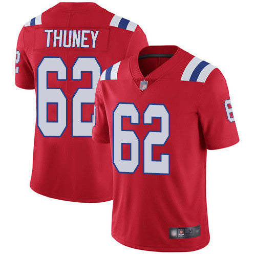 Joe Thuney New England Patriots red jersey