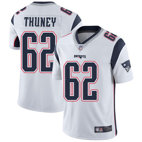 Joe Thuney New England Patriots white jersey