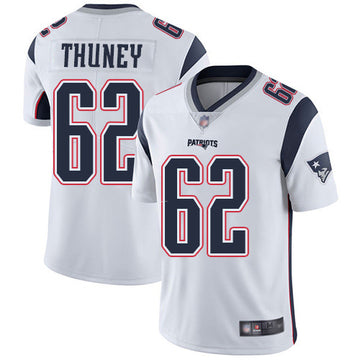Joe Thuney New England Patriots white jersey
