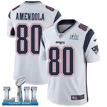 Danny Amendola New England Patriots white Game jersey