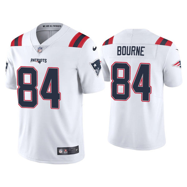 Kendrick Bourne New England Patriots white jersey
