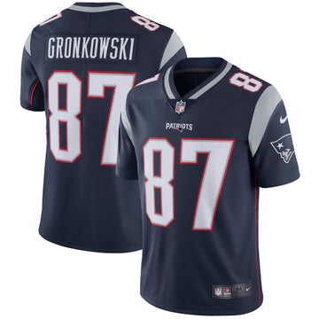 Rob Gronkowski New England Patriots navy jersey