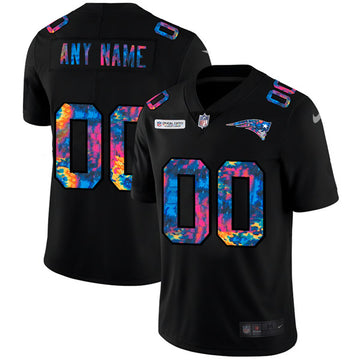 Custom New England Patriots black jersey