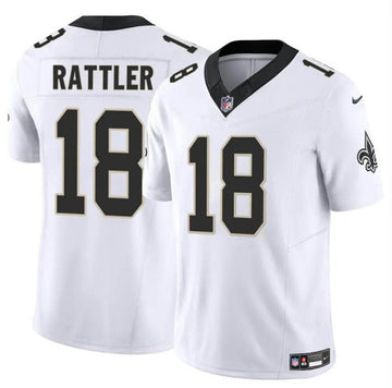 Spencer Rattler New Orleans Saints white FUSE jersey