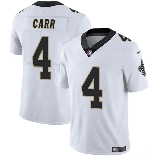 Derek Carr New Orleans Saints white jersey