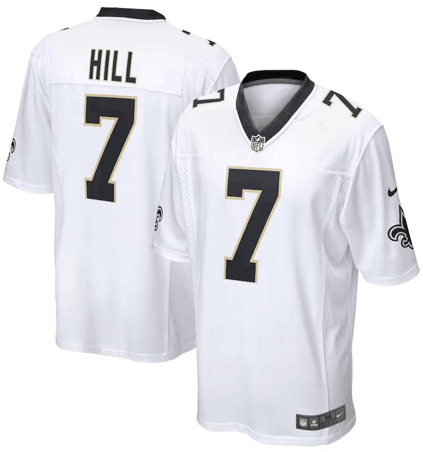 Taysom Hill New Orleans Saints white Game jersey