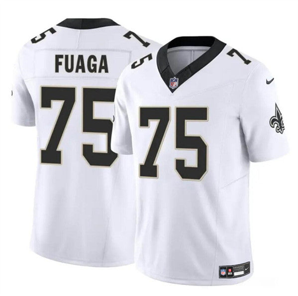 Taliese Fuaga New Orleans Saints white FUSE jersey
